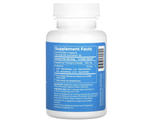 BodyBio, Gut+ Prebiotic + Postbiotic, 30 Capsules BodyBio, Gut+ Prebiotic + Postbiotic, 30 Capsules