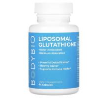 BodyBio, Liposomal Glutathione, 60 Capsules