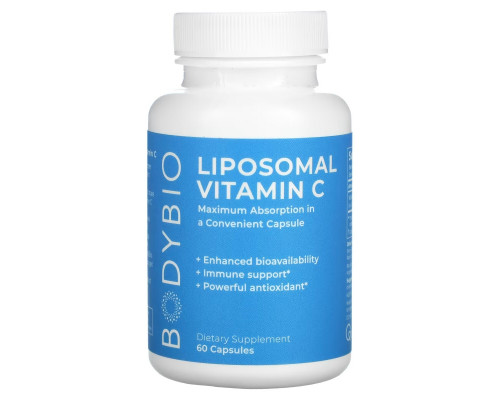 BodyBio, Liposomal Vitamin C, 60 Capsules BodyBio, Liposomal Vitamin C, 60 Capsules