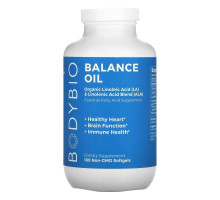 BodyBio, Balance Oil, Linoleic Acid (LA) & Linolenic Acid Blend (ALA), 180 Non-GMO Softgels