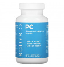 BodyBio, PC, Liposomal Phospholipid Complex, 60 Non-GMO Softgels