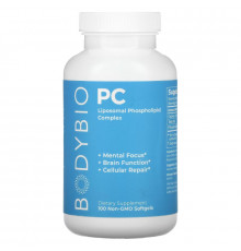 BodyBio, PC, Liposomal Phospholipid Complex, 100 Non-GMO Softgels