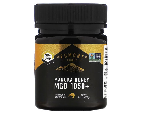 Egmont Honey, Manuka Honey, MGO 1050+, 8.8 oz (250 g) Egmont Honey, Manuka Honey, MGO 1050+, 8.8 oz (250 g)