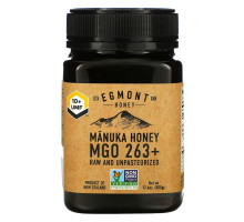 Egmont Honey, Мед манука, необработанный и непастеризованный, 263+ MGO, 500 г (17,6 унции)