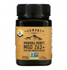 Egmont Honey, Мед манука, необработанный и непастеризованный, 263+ MGO, 500 г (17,6 унции)