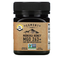 Egmont Honey, Manuka Honey, Raw And Unpasteurized, MGO 263+, 8.82 oz (250 g)