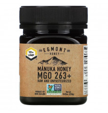 Egmont Honey, Manuka Honey, Raw And Unpasteurized, MGO 263+, 8.82 oz (250 g)