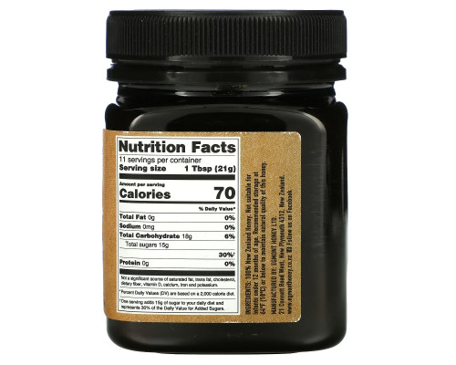 Egmont Honey, Разноцветный мед манука, необработанный и непастеризованный, 50+ MGO, 250 г (8,82 унции) Egmont Honey, Разноцветный мед манука, необработанный и непастеризованный, 50+ MGO, 250 г (8,82 унции)