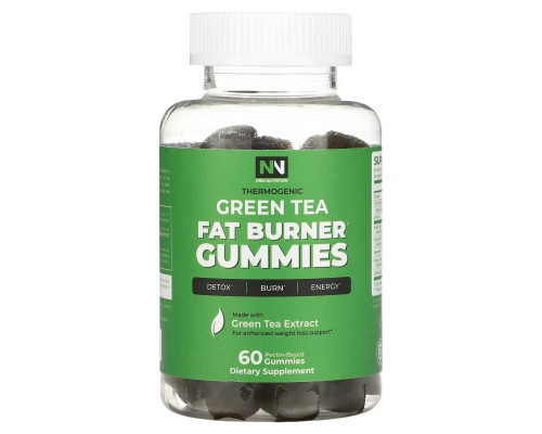 Nobi Nutrition, Green Tea Fat Burner Gummies, 60 Pectin-Based Gummies Nobi Nutrition, Green Tea Fat Burner Gummies, 60 Pectin-Based Gummies
