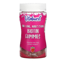 Vitaburst, Biotin Gummies, Strawberry, 60 Gummies