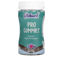 Vitaburst, Vitaburst, Pro Gummies, пробиотики для поддержки пищеварения, ягоды, 60 жевательных таблеток