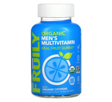 Fruily, Organic Men's Multivitamin with Organic Lycopene, Mixed Fruit, 60 Gummies