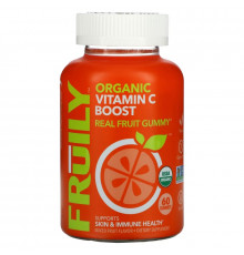 Fruily, Organic Vitamin C Boost, Mixed Fruit Flavor, 60 Gummies