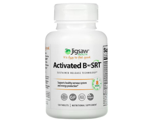 Jigsaw Health, Activated B w/SRT, 120 Tablets