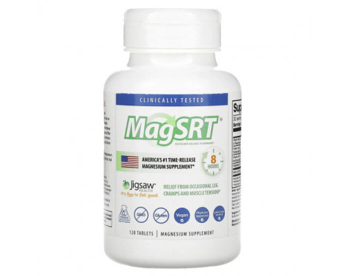 Магний Jigsaw Health, MagSRT`` 120 таблеток Магний Jigsaw Health, MagSRT`` 120 таблеток