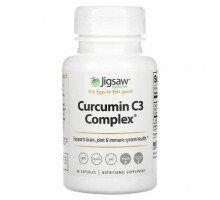 Антиоксиданты Jigsaw Health, Curcumin C3 Complex, 60 капсул