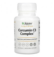 Антиоксиданты Jigsaw Health, Curcumin C3 Complex, 60 капсул