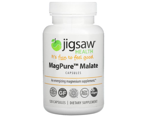 Jigsaw Health, MagPure Malate, 120 Capsules Jigsaw Health, MagPure Malate, 120 Capsules