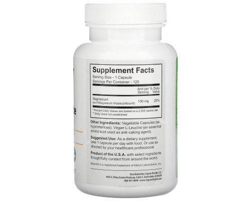 Jigsaw Health, MagPure Malate, 120 Capsules Jigsaw Health, MagPure Malate, 120 Capsules