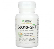 Антиоксиданты Jigsaw Health, CoQ10 с SRT, 60 капсул