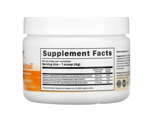 Jigsaw Health, Adrenal Cocktail + Wholefood Vitamin C, 8.57 oz (243 g) Jigsaw Health, Adrenal Cocktail + Wholefood Vitamin C, 8.57 oz (243 g)