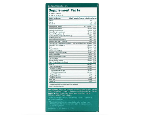 iWi, Prenatal Omega-3 + Complete Multivitamin, 60 Softgels iWi, Prenatal Omega-3 + Complete Multivitamin, 60 Softgels