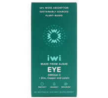 iWi, Eye, Omega-3 + Zinc, Copper and Lutein, 30 Softgels