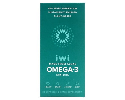 iWi, Omega-3 EPA + DHA, 30 Softgels iWi, Omega-3 EPA + DHA, 30 Softgels