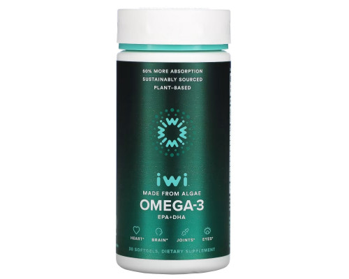 iWi, Omega-3 EPA + DHA, 30 Softgels iWi, Omega-3 EPA + DHA, 30 Softgels