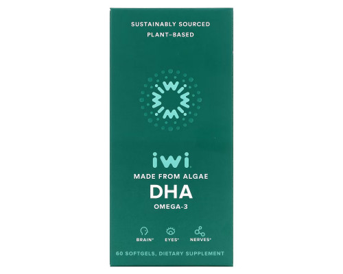 iWi, Omega-3 DHA, 60 Softgels iWi, Omega-3 DHA, 60 Softgels
