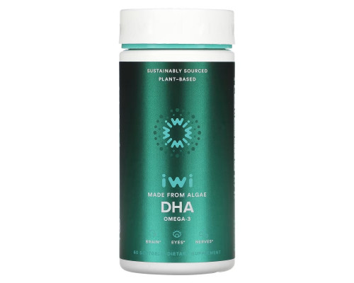 iWi, Omega-3 DHA, 60 Softgels iWi, Omega-3 DHA, 60 Softgels