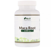 Nu U Nutrition, Maca Root, 2,500 mg, 180 Vegan Capsules