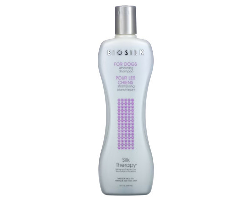 Biosilk, Silk Therapy, Whitening Shampoo for Dog, 12 fl oz (355 ml) Biosilk, Silk Therapy, Whitening Shampoo for Dog, 12 fl oz (355 ml)