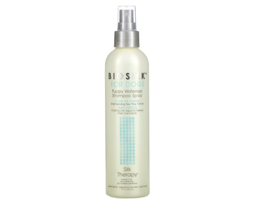 Biosilk, Silk Therapy, безводный шампунь-спрей для щенков, 237 мл (8 жидк. Унций) Biosilk, Silk Therapy, безводный шампунь-спрей для щенков, 237 мл (8 жидк. Унций)