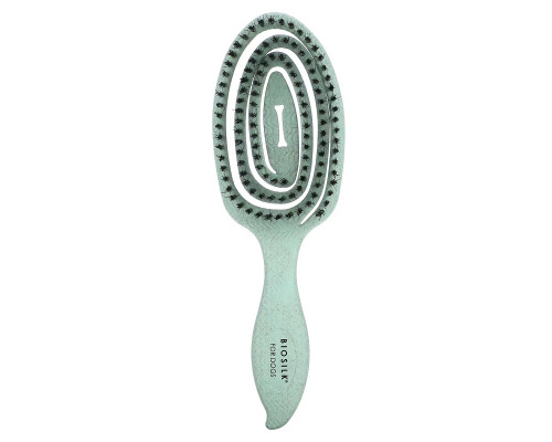 Biosilk, Boar Hair Bristle Brush, For Dogs, 1 Brush Biosilk, Boar Hair Bristle Brush, For Dogs, 1 Brush