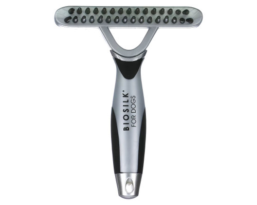 Biosilk, Double Sided De-Shedding & Massage Brush For Dogs, 1 Brush Biosilk, Double Sided De-Shedding & Massage Brush For Dogs, 1 Brush