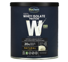 Biochem, 100% Whey Isolate Protein, Natural Flavor, 24.6 oz (699 g)