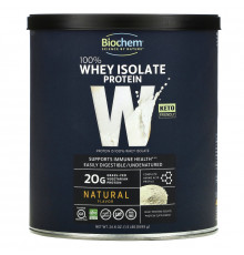 Biochem, 100% Whey Isolate Protein, Natural Flavor, 24.6 oz (699 g)