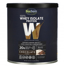 Biochem, 100% Whey Isolate Protein, Chocolate Flavor, 30.9 oz (878 g)
