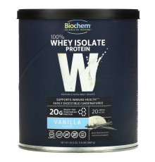 Biochem, 100% Whey Isolate Protein, Vanilla, 30.2 oz (857 g)