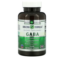 Amazing Nutrition, Gaba, 750 mg, 100 Veggie Capsules