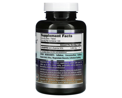 Amazing Nutrition, L-аргинин, 1000 мг, 120 таблеток Amazing Nutrition, L-аргинин, 1000 мг, 120 таблеток
