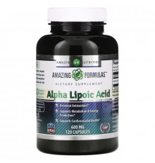 Amazing Nutrition, Alpha Lipoic Acid, 600 mg, 120 Capsules