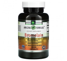 Для пищеварительной системы Amazing Nutrition, Бромелаин, 500 мг, 120 таблеток
