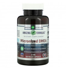 Amazing Nutrition, Micronized DHEA, 25 mg, 180 Veggie Capsules