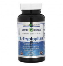 Для здорового сна Amazing Nutrition, L-триптофан, 1000 мг, 60 таблеток