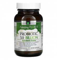 Amazing Nutrition, Amazing Flora, Probiotic, 50 Billion, 60 Veggie Capsules
