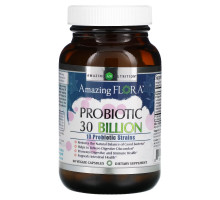 Amazing Nutrition, Amazing Flora, Probiotic, 30 Billion CFU, 60 Veggie Capsules