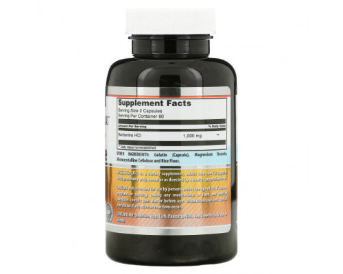 Фрукты и ягоды Amazing Nutrition, Берберин, 500 мг, 120 капсул Фрукты и ягоды Amazing Nutrition, Берберин, 500 мг, 120 капсул