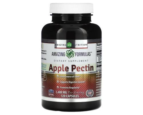 Amazing Nutrition, Apple Pectin, 700 mg, 120 Capsules Amazing Nutrition, Apple Pectin, 700 mg, 120 Capsules